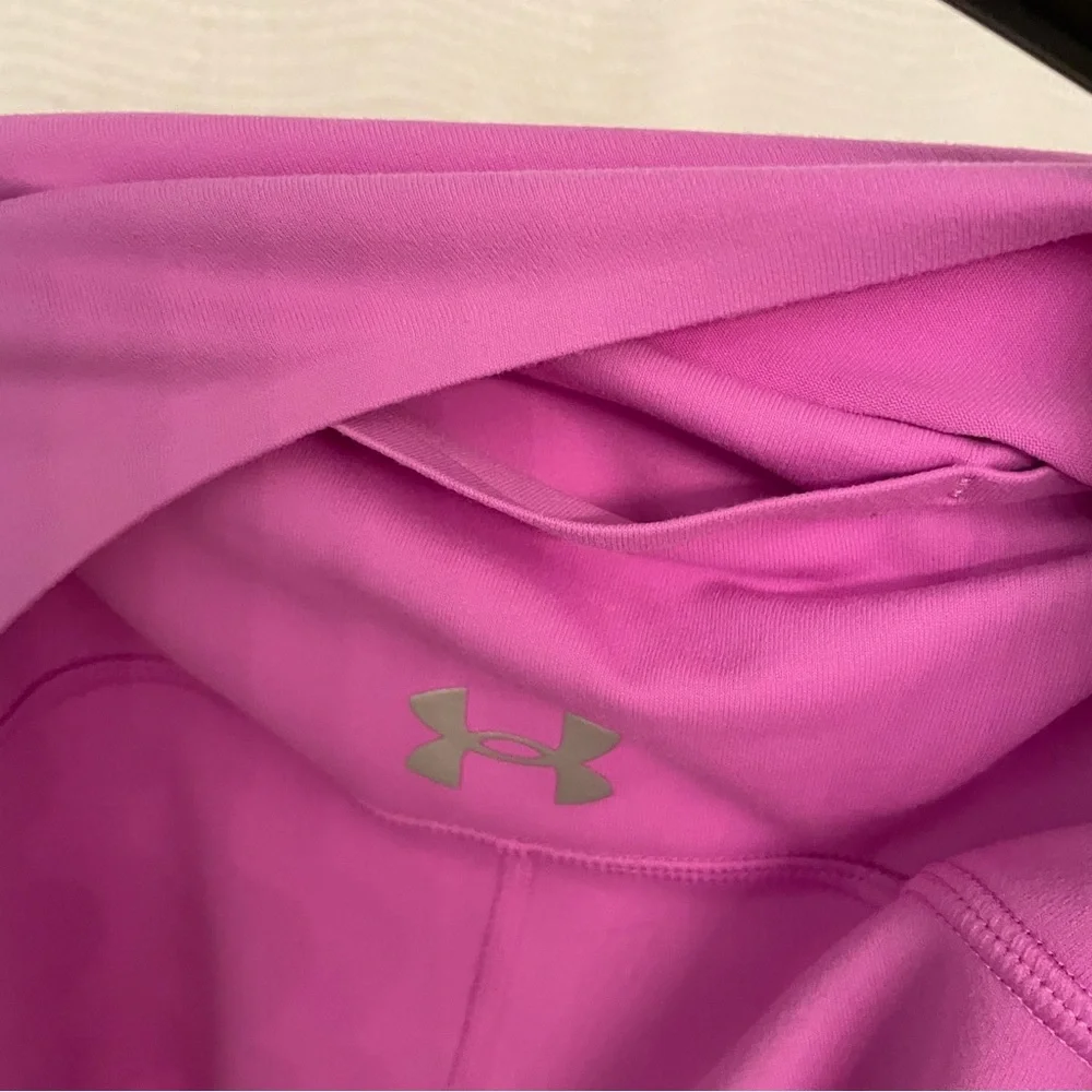 Under Amour Heat Gear Leggings Womens Size Medium Purple High Waist MSRP $64.99